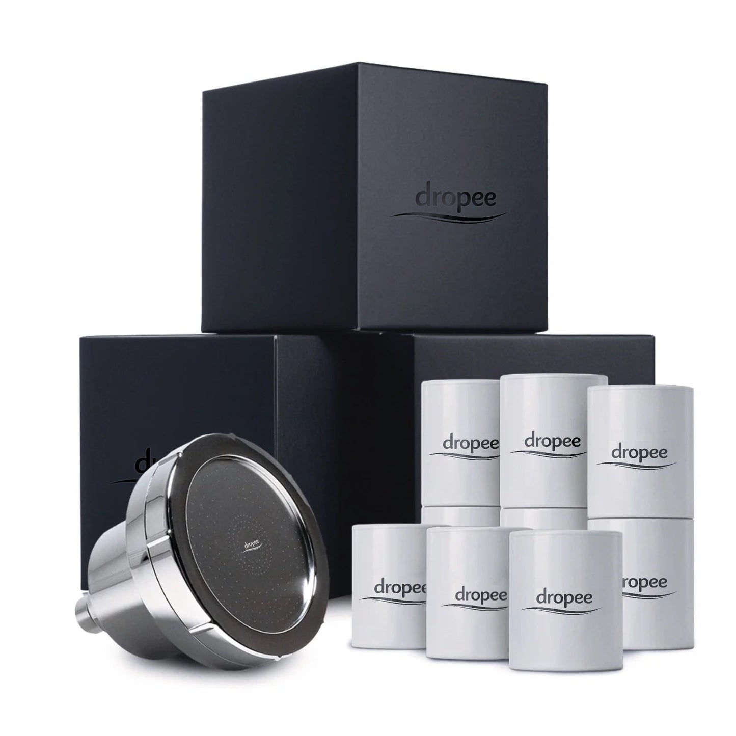 Pommeau de douche Dropee avec filtre – Pack