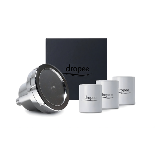 Pour une peau et des cheveux plus beaux – garanti. Pommeau de douche filtrant Dropee